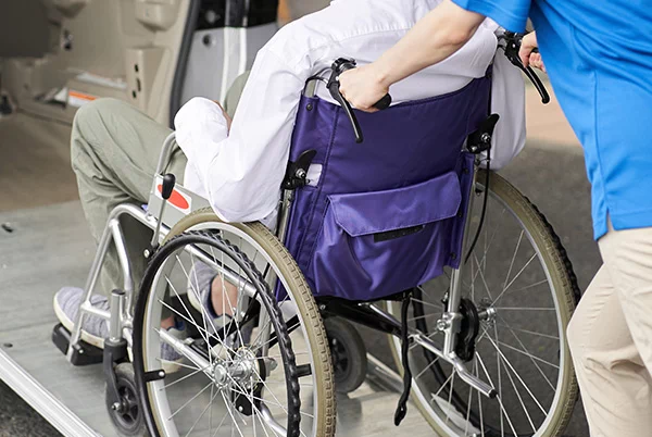 Osoba na wózku inwalidzkim